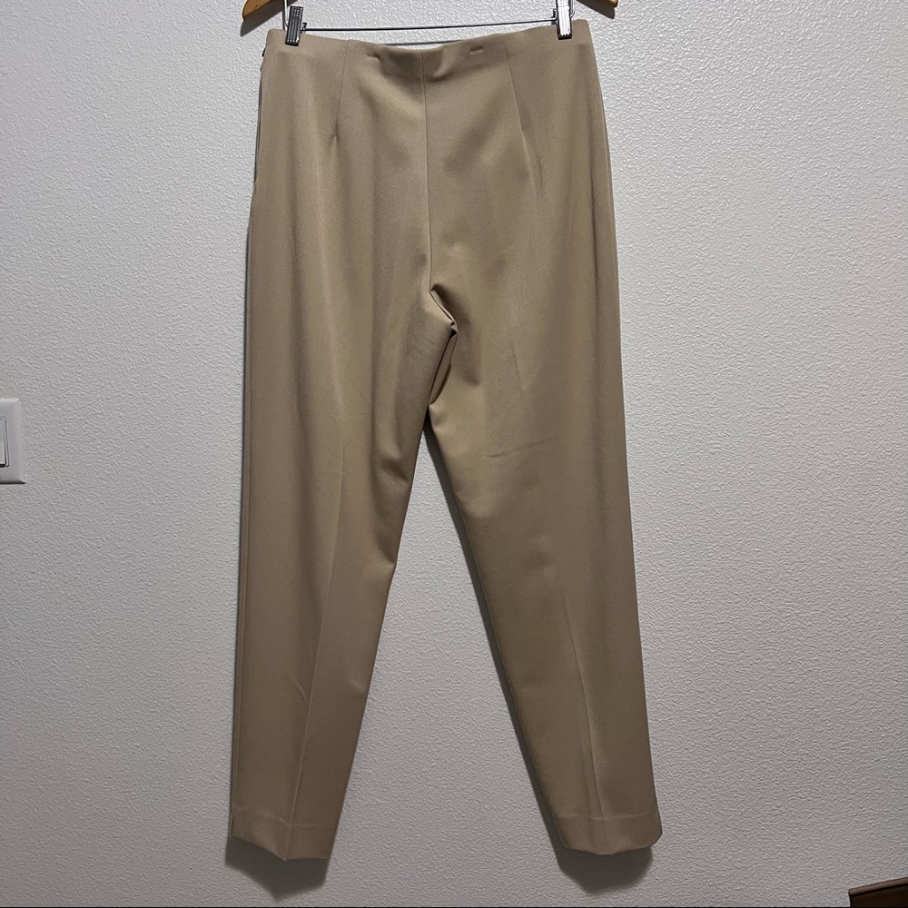 NWT Fabrizio Gianni Stretch Pants for High Comfort Beige Made in USA  Sz 12 - Picture 2 of 13